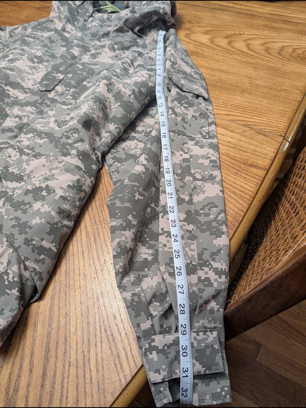 Men's Military Field Jacket in Digital Camo